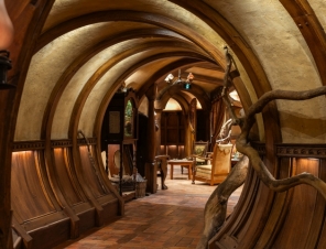 The entrance into a real Hobbit House